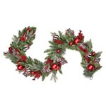 MacKenzie-Childs merry christmas illuminated garland
