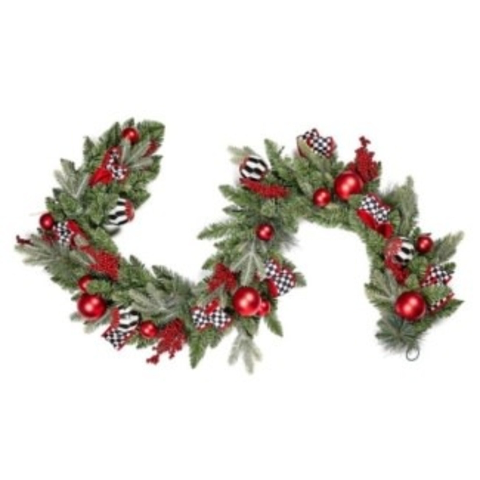 MacKenzie-Childs merry christmas illuminated garland