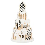 MacKenzie-Childs gingerbread round illuminated village