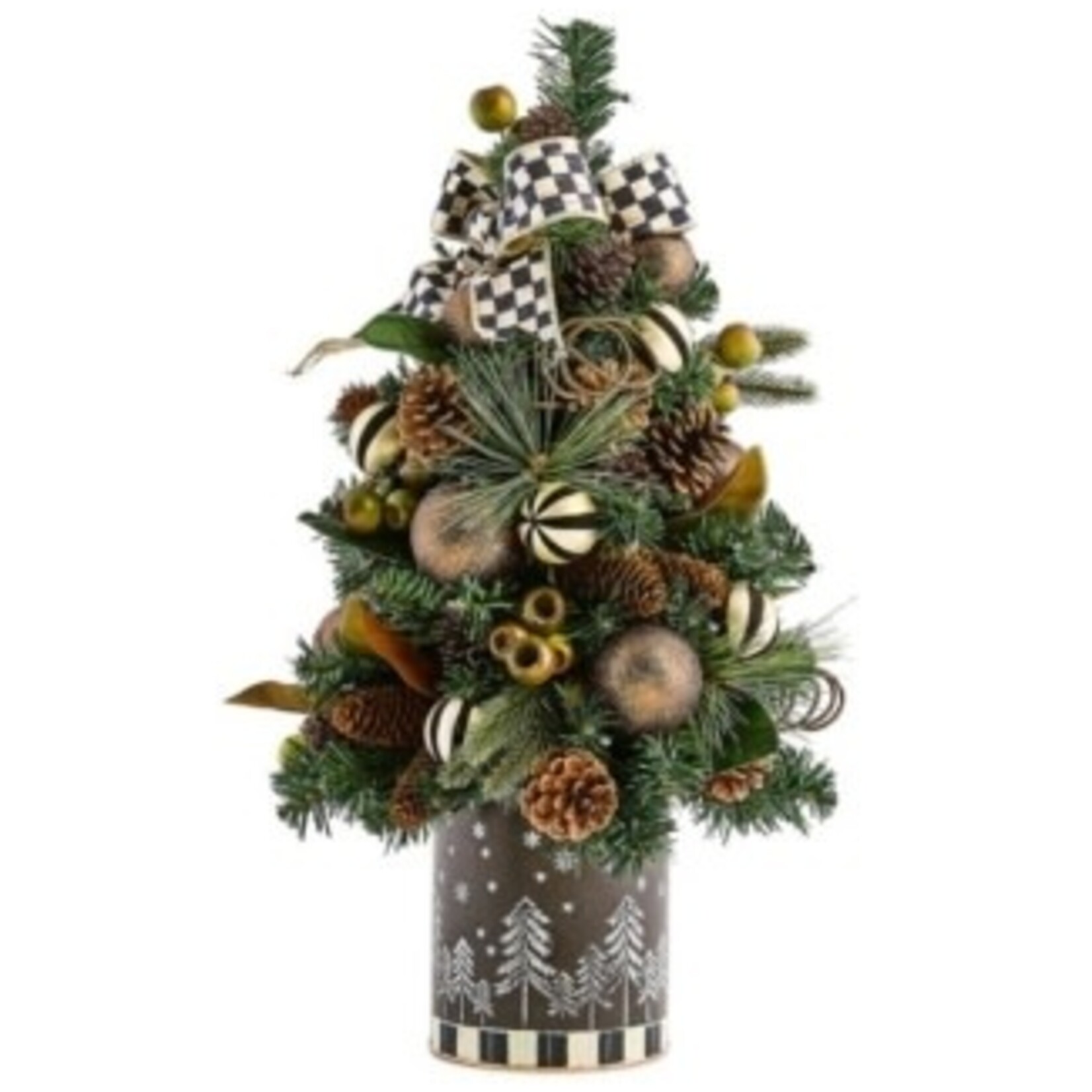 MacKenzie-Childs farmhouse illuminated tabletop tree