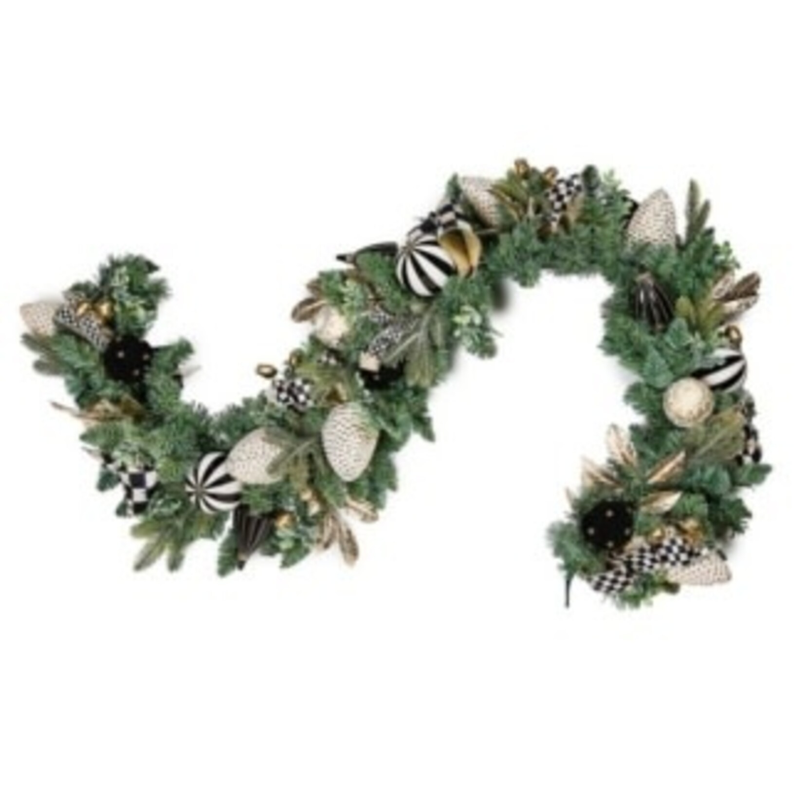 MacKenzie-Childs courtly noel illuminated garland