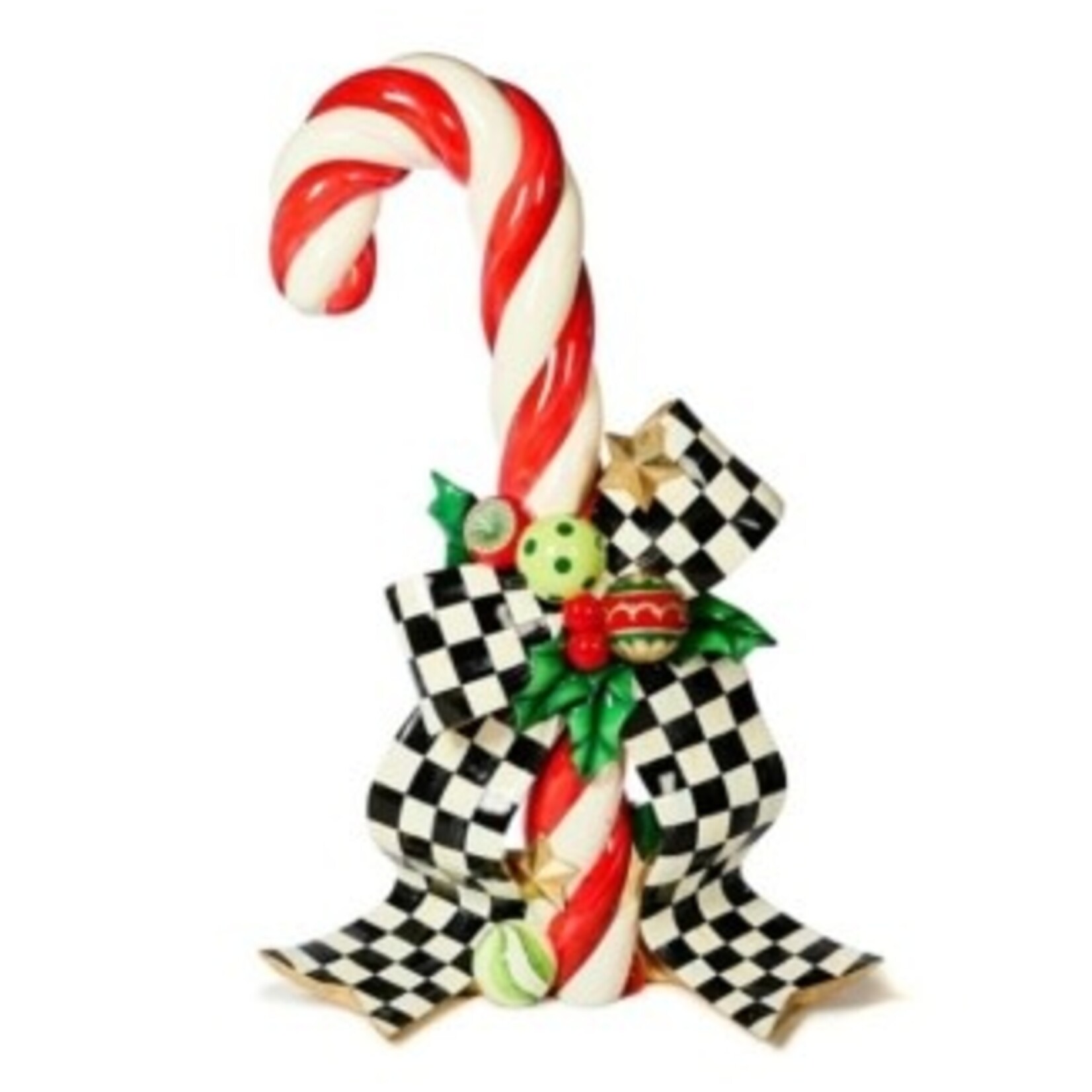 MacKenzie-Childs check it out left trophy candy cane