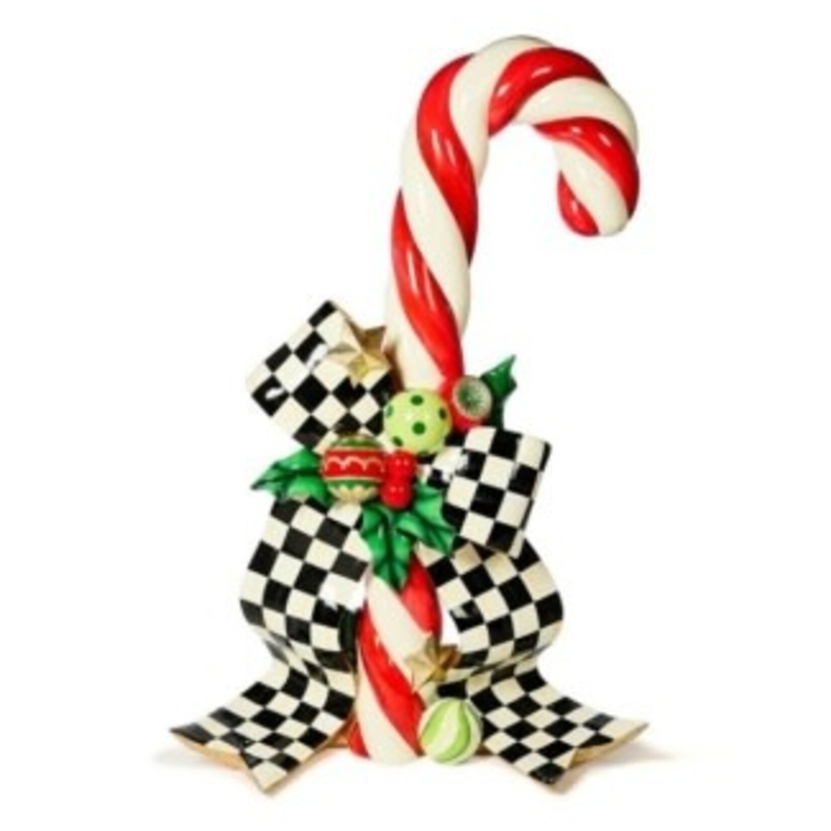 MacKenzie-Childs check it out right trophy candy cane