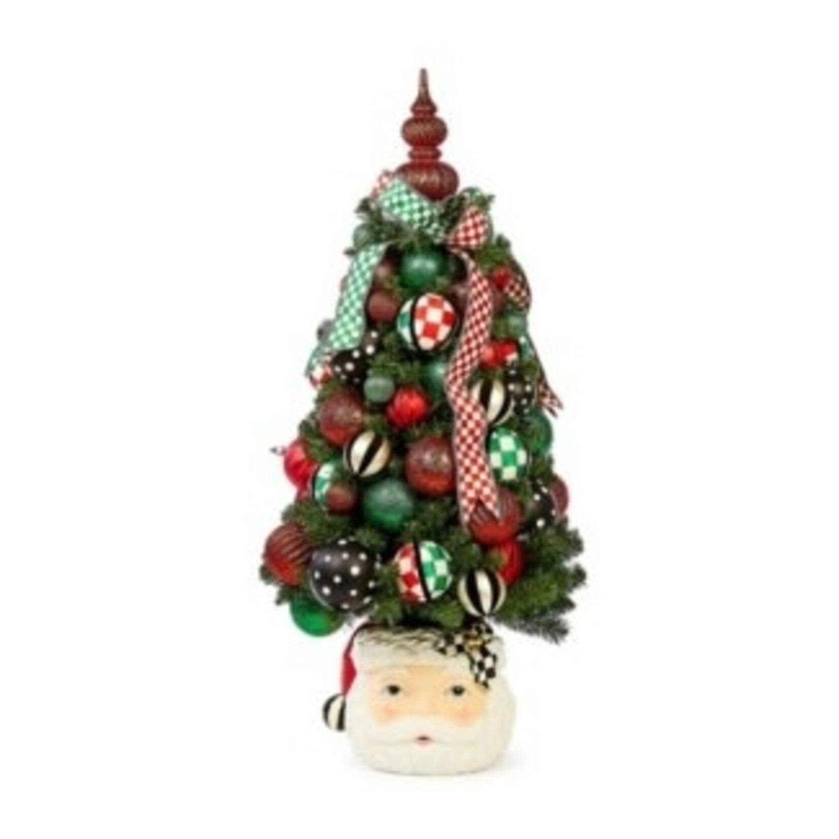 MacKenzie-Childs check it out illuminated potted tree