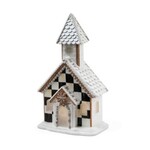 MacKenzie-Childs gingerbread illuminated church
