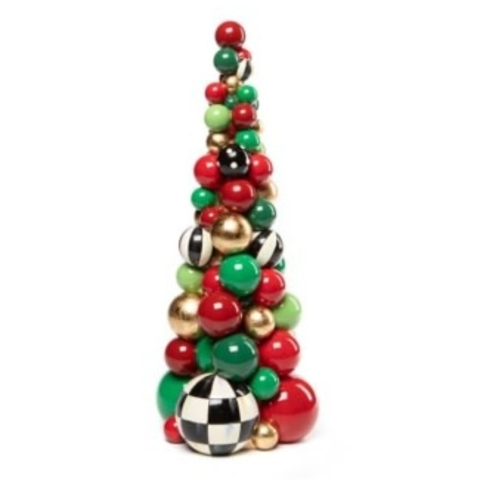 MacKenzie-Childs jolly holiday bauble tree