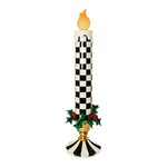 MacKenzie-Childs courtly illuminated large trophy candle