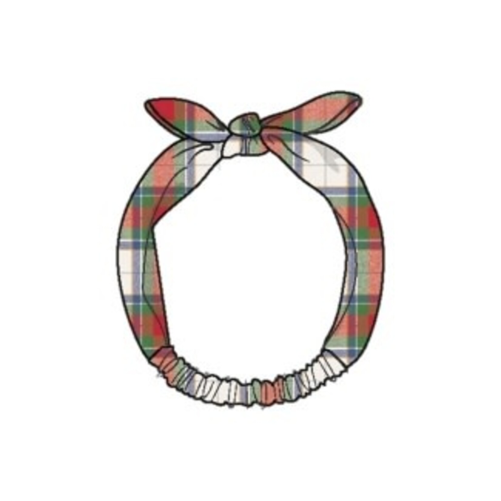 Angel Dear Holiday Plaid - Knot Headband