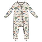 Angel Dear Washy Dinos - 2 Way Zipper Footie