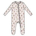 Angel Dear Cowgirl Dogs  - 2 Way Zipper Ruffle Back Footie