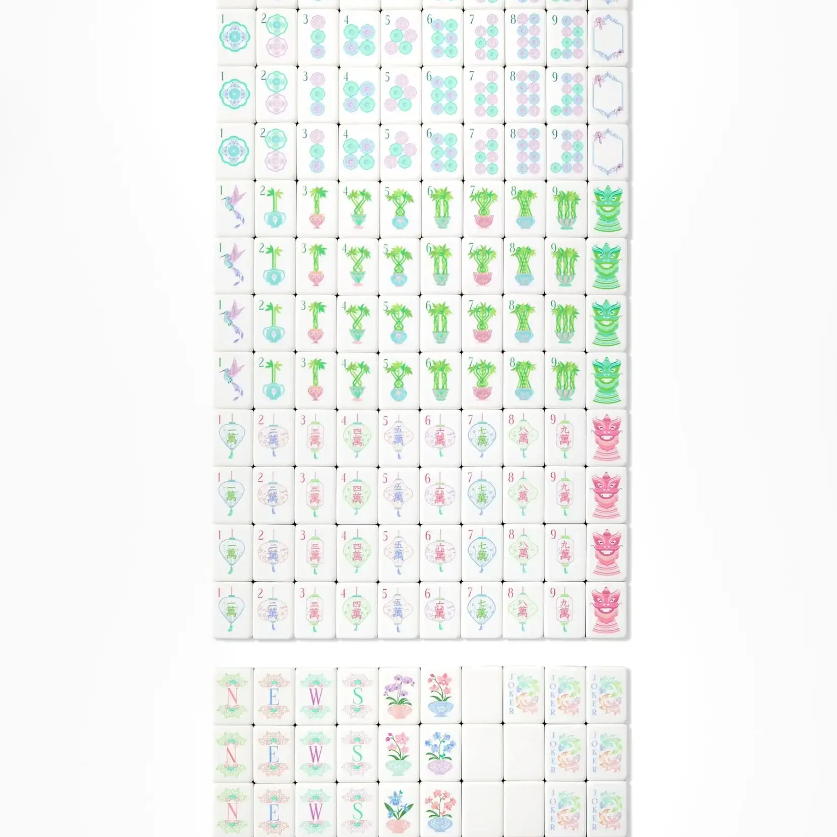 Oh My Mahjong Moonlight Mahjong Tiles