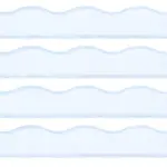 My Fair Mahjong Transparent Wavy Clear Magnetic Mahjong Rack Add-On Pusher (No Rack Included)