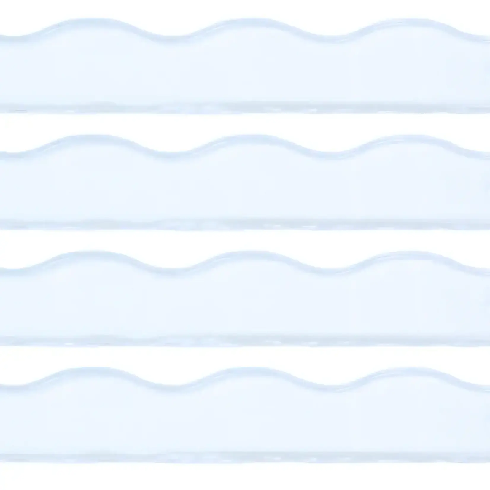 My Fair Mahjong Transparent Wavy Clear Magnetic Mahjong Rack Add-On Pusher (No Rack Included)