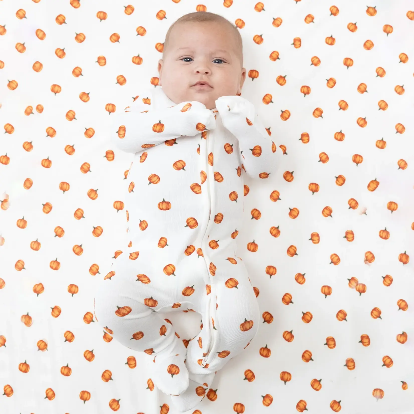 Angel Dear Little Pumpkins - 2 Way Zipper Footie
