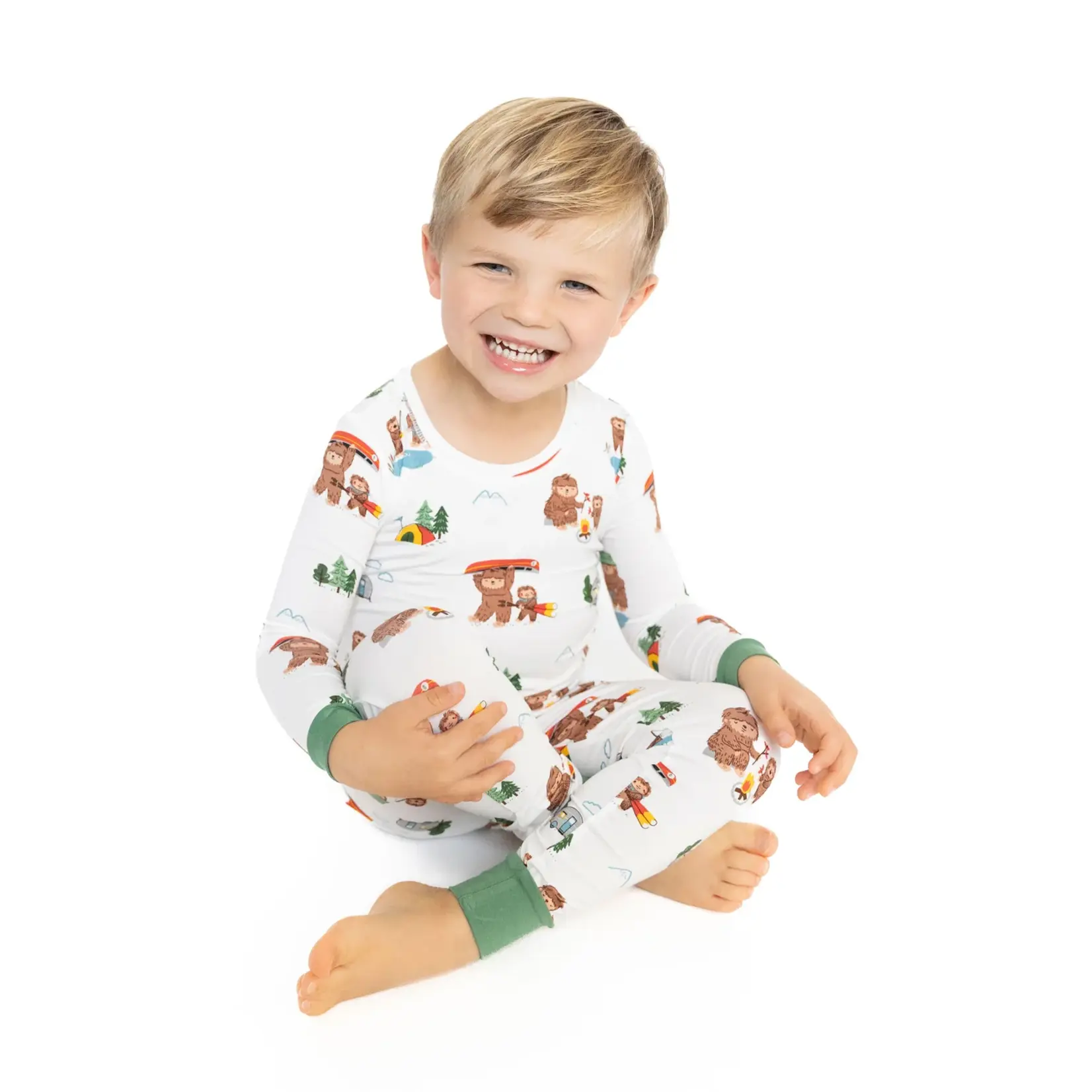 Angel Dear Bigfoot Camping - L/S Loungewear Set