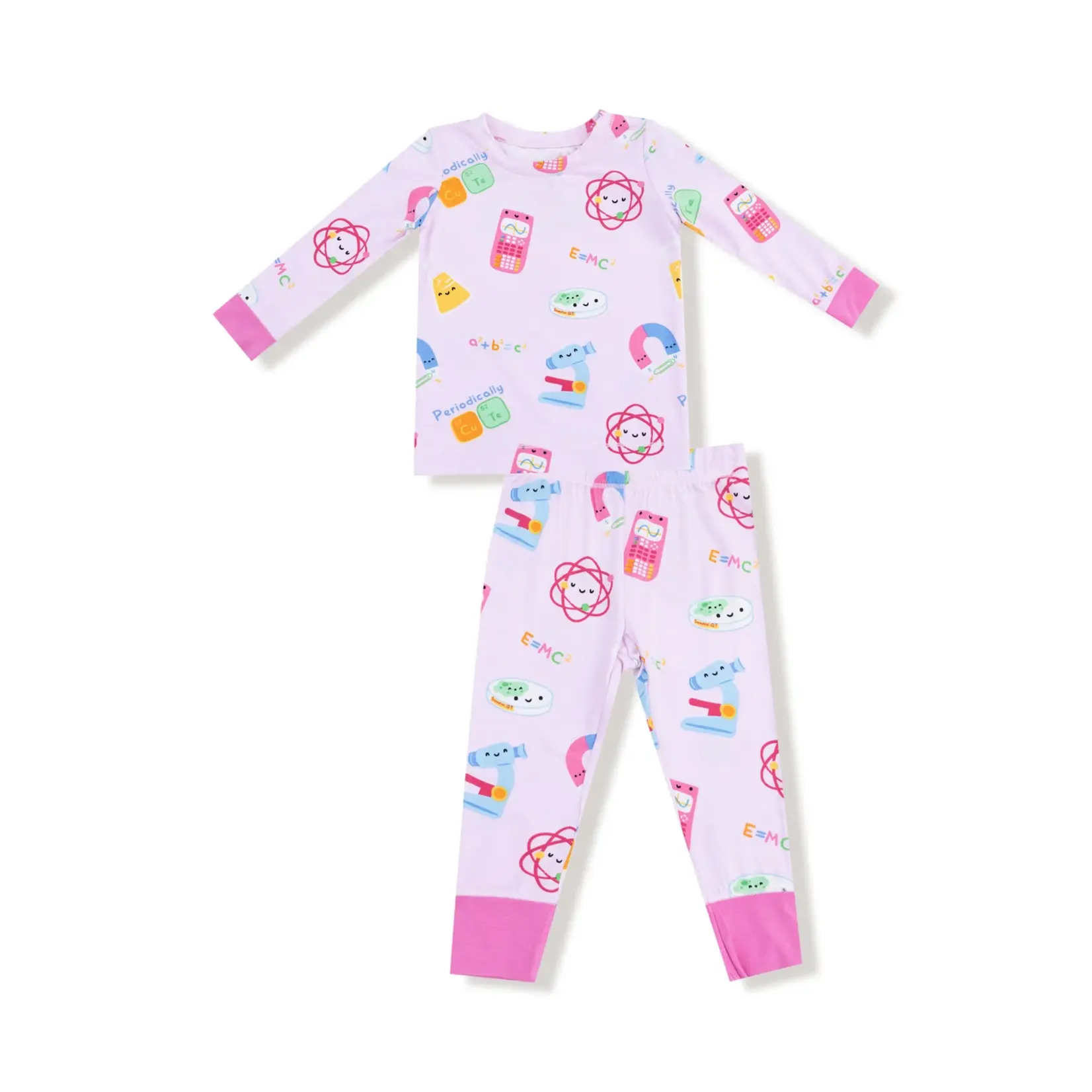 Angel Dear Future Scientist - Pink - 2 Way Zipper Romper