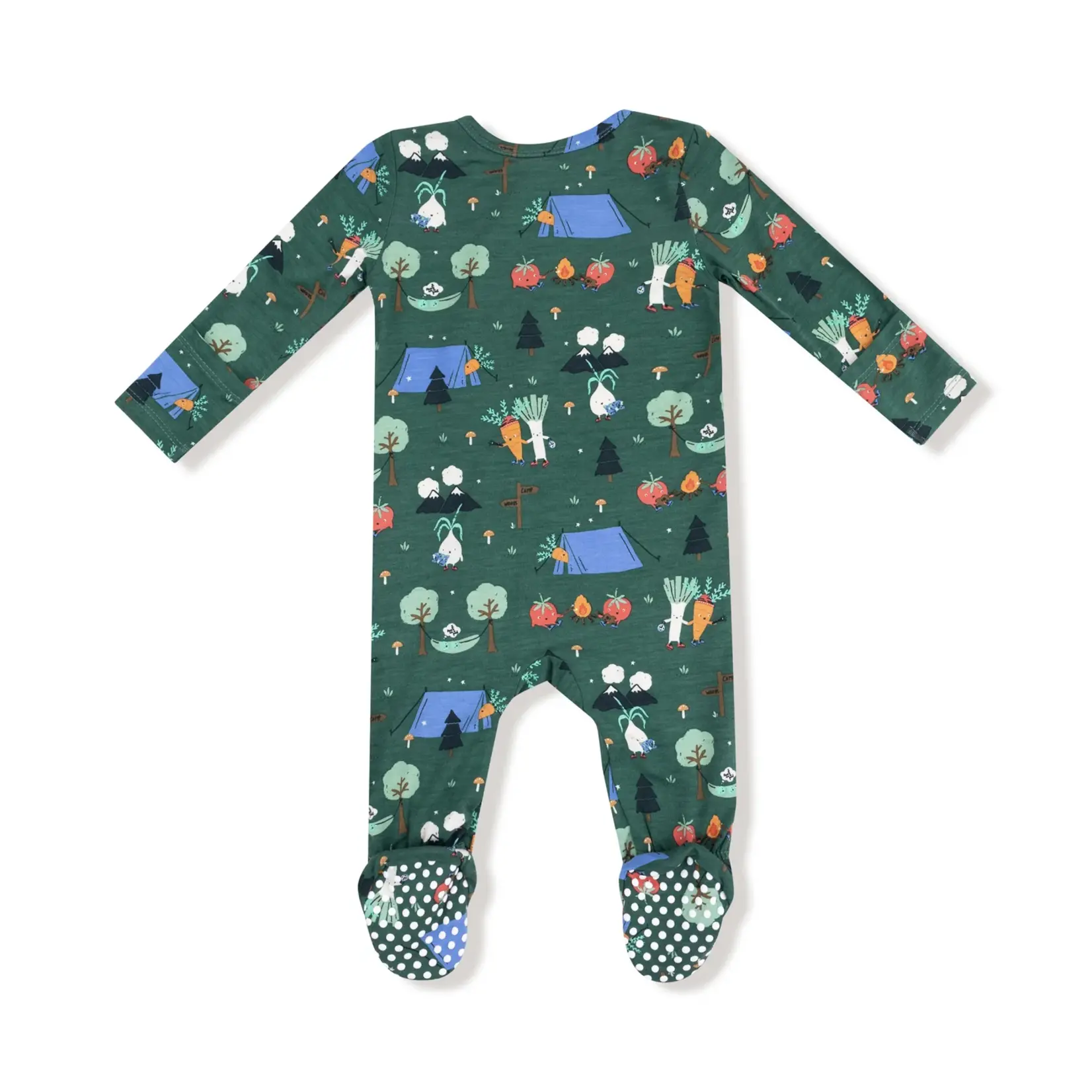 Angel Dear Camping Veggies - 2 Way Zipper Footie