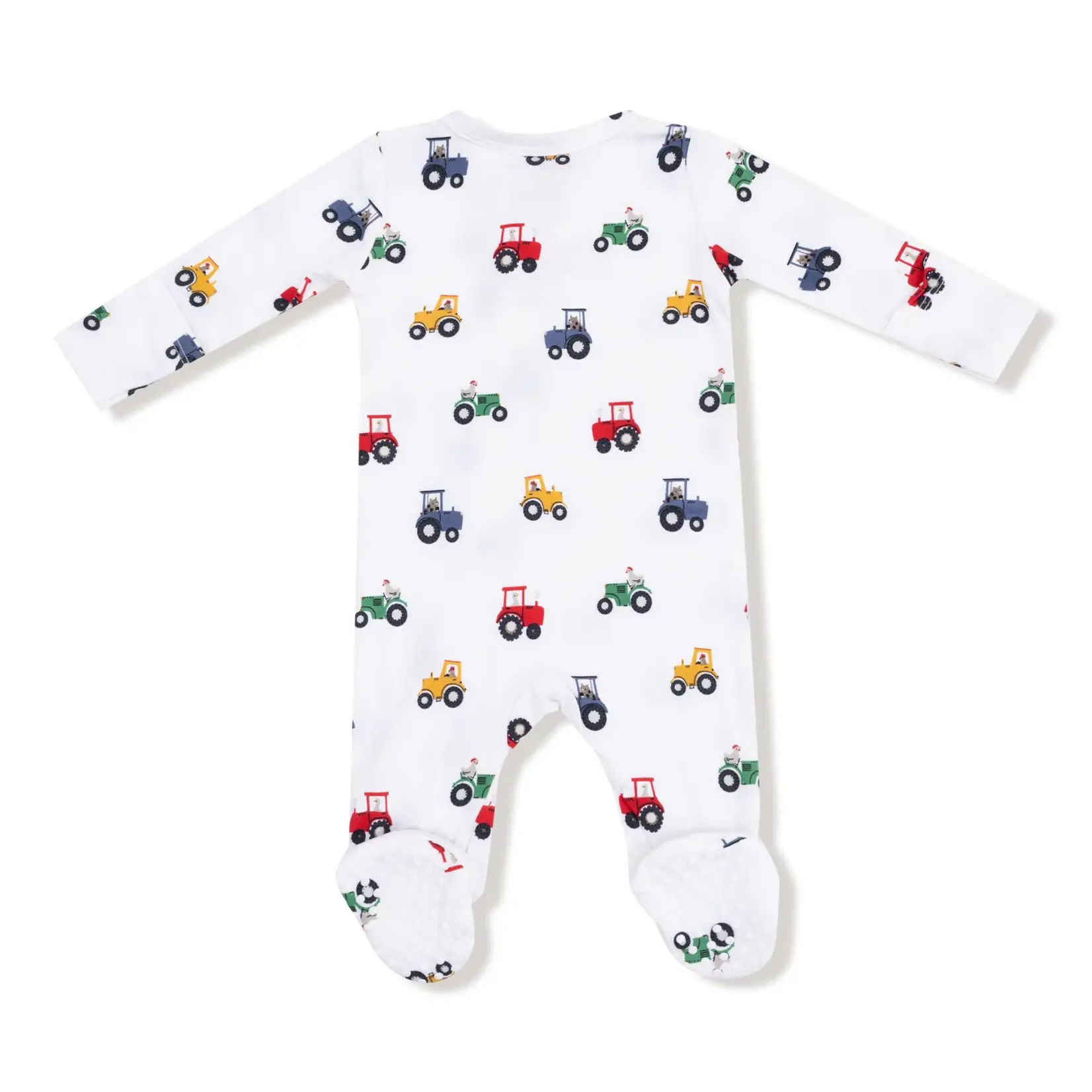 Angel Dear Mini Tractors - 2 Way Zipper Footie