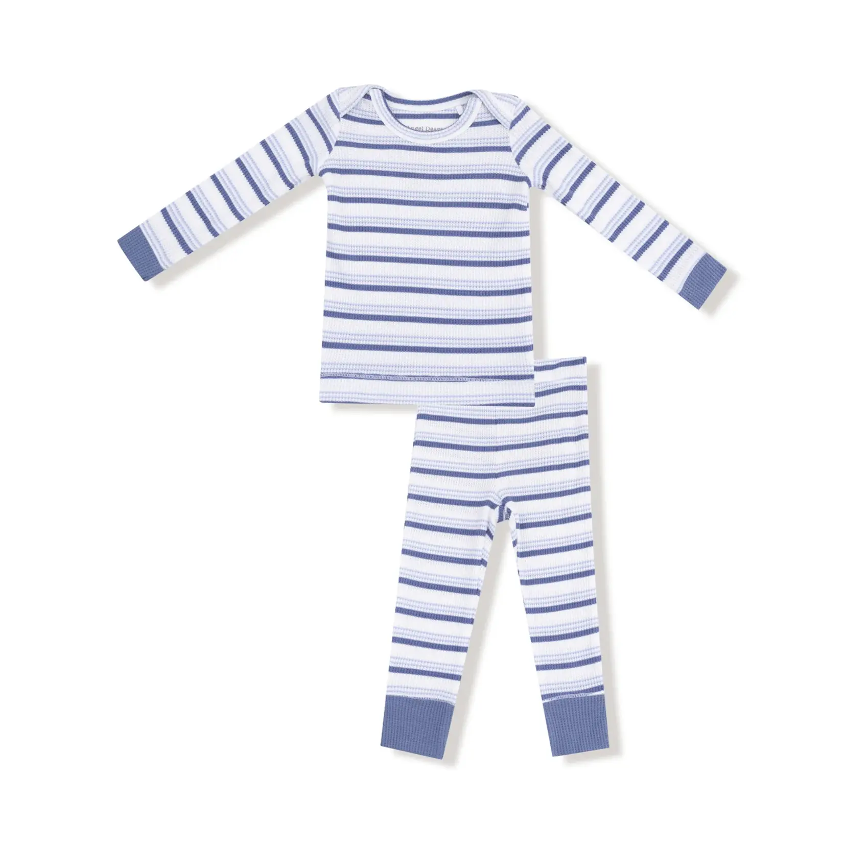 Angel Dear Vintage Stripe - Blue - L/S Loungewear Set