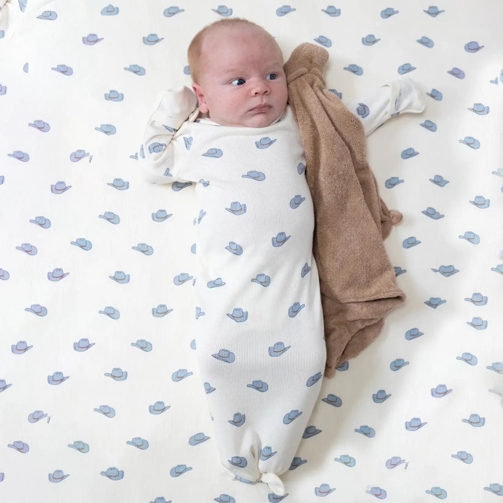 Angel Dear Petite Cowboy Hats  - Knotted Gown