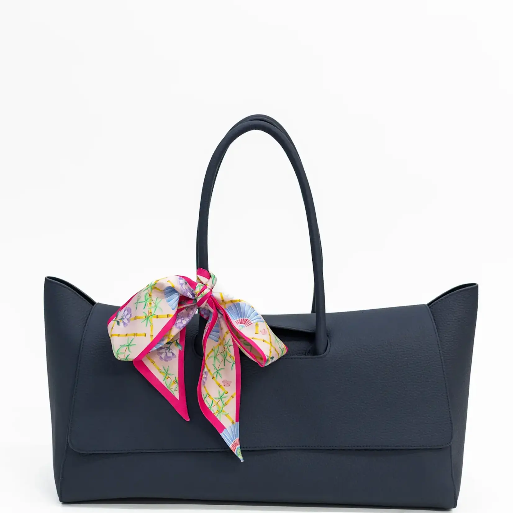 Bam Bird Boutique Navy Classic Tote