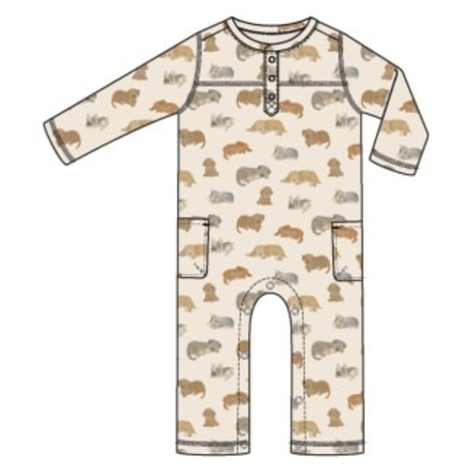 Angel Dear Napping Puppies - Uni Romper