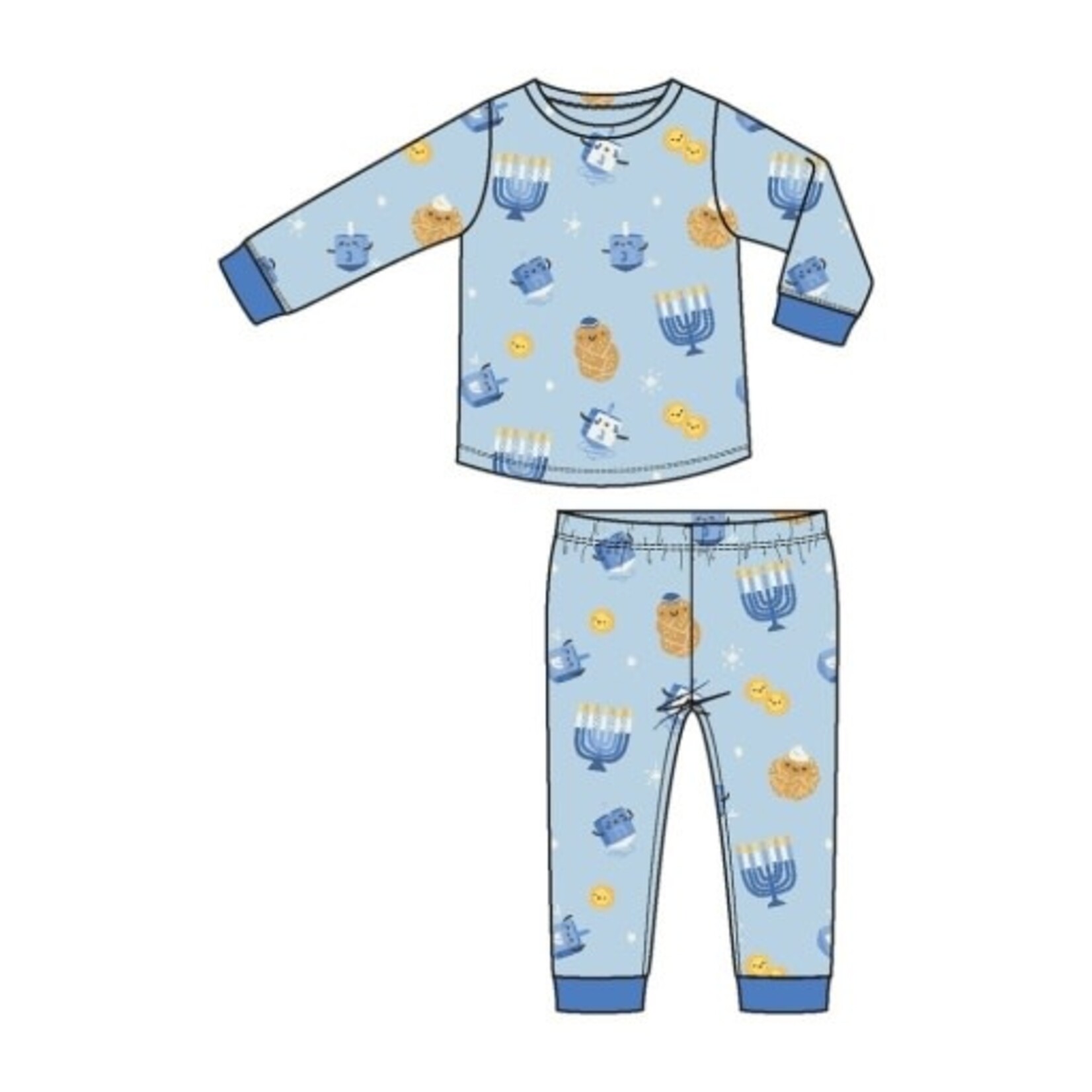 Angel Dear Hanukkah - Blue - Loungewear Set