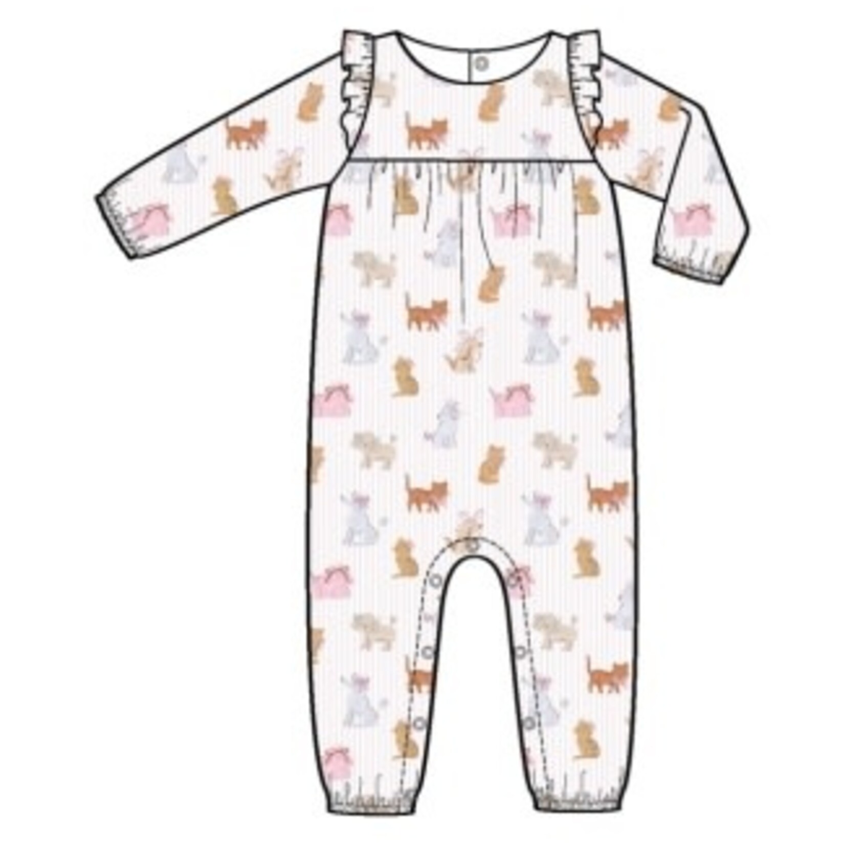 Angel Dear Fancy Pets - Ruffle Sleeve Romper