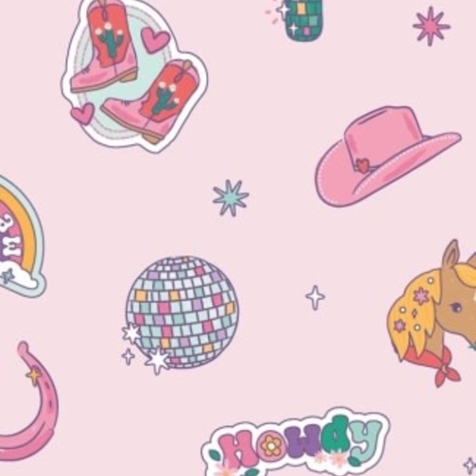 Angel Dear Disco Cowgirl  - L/S Loungewear Set