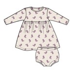 Angel Dear Petite Cowgirl Boots - Simple Dress + Bloomer