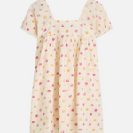 United Legwear PRINTED EMBROIDERED COTTON DRESS