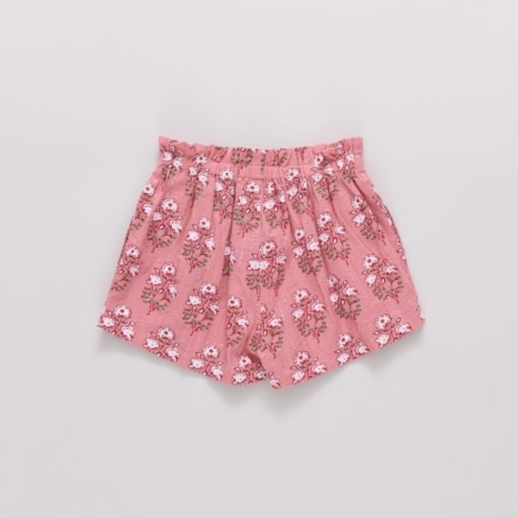 Pink Chicken girls theodore short - pink strawflower