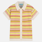 United Legwear LUREX STRIPE SHORTSLEEVE KNITTED SHIRT