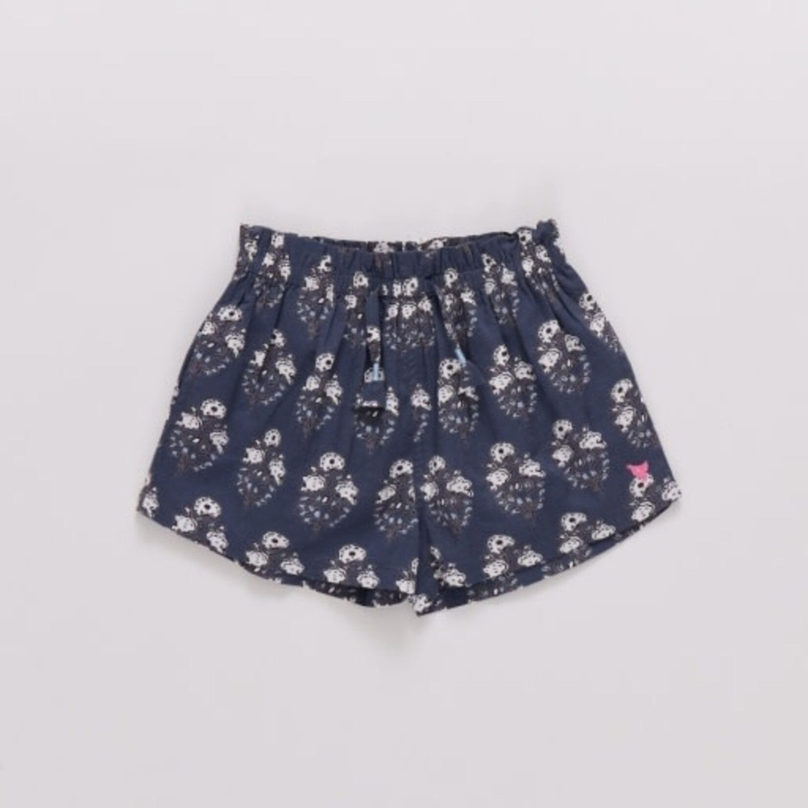 Pink Chicken girls theodore short - navy strawflower
