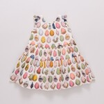 Pink Chicken girls eloise ruffle dress - multi eggs