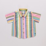 Pink Chicken boys jack shirt - parade stripe