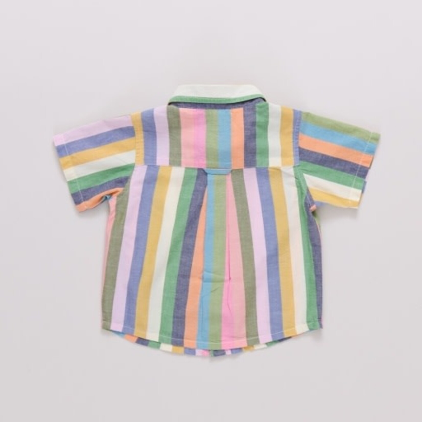 Pink Chicken boys jack shirt - parade stripe
