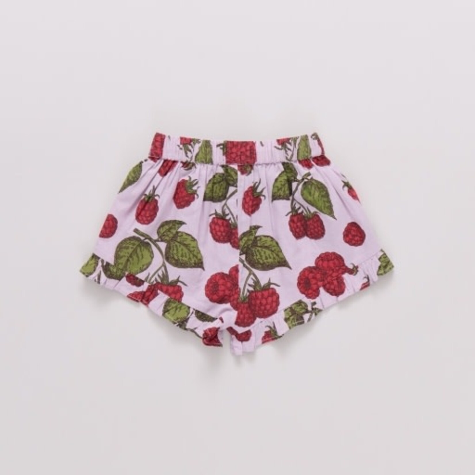 Pink Chicken girls millie ruffle short - lavender raspberries