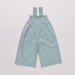 Pink Chicken girls eleven jumper - blue prairie block print