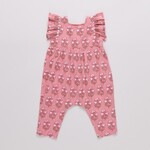 Pink Chicken baby girls elsie jumper - pink strawflower