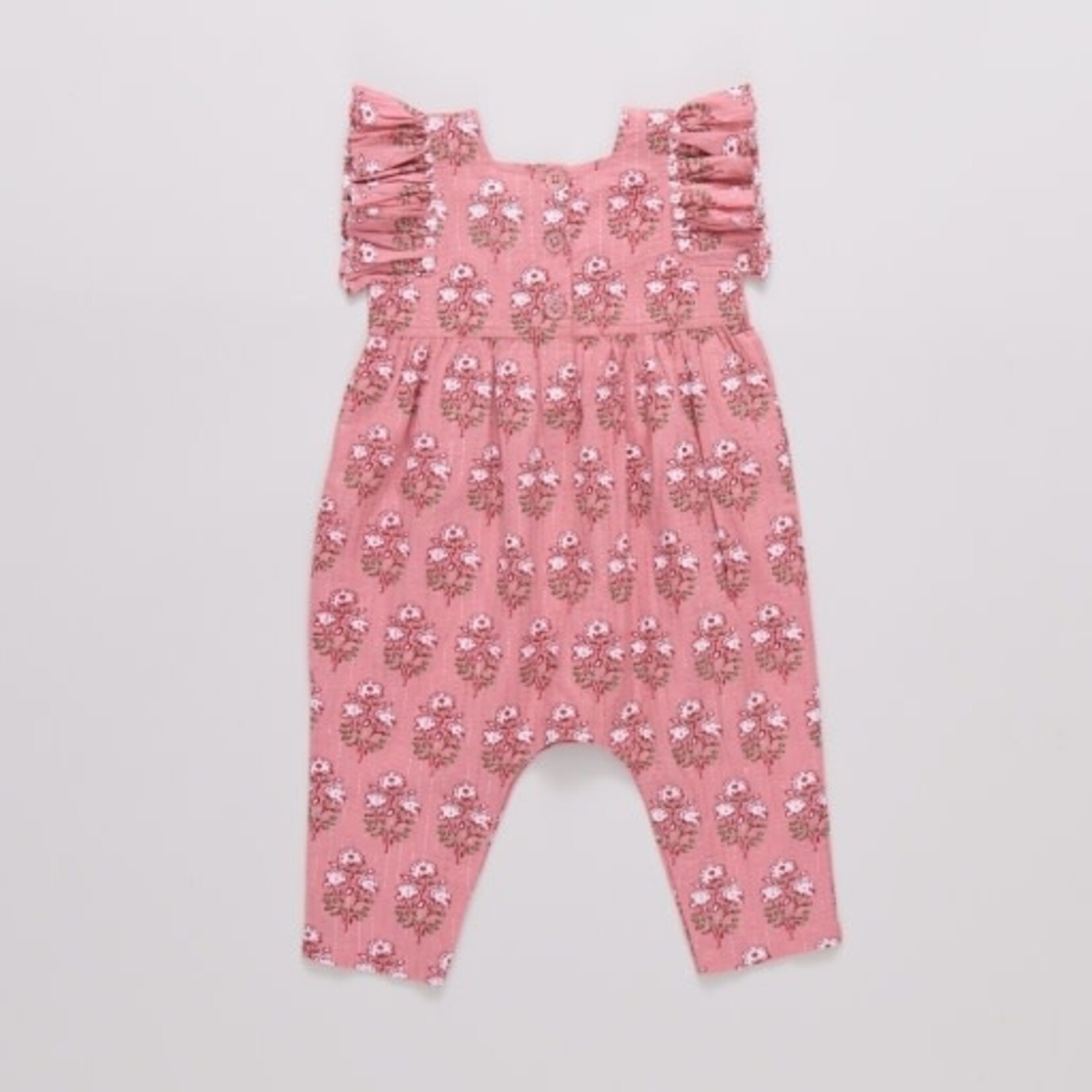 Pink Chicken baby girls elsie jumper - pink strawflower