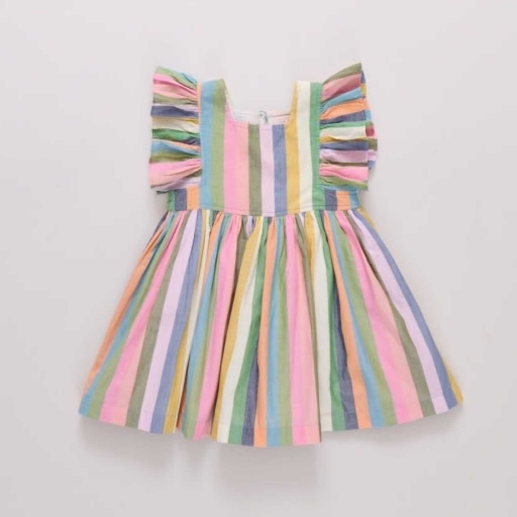 Pink Chicken girls elsie dress - parade stripe