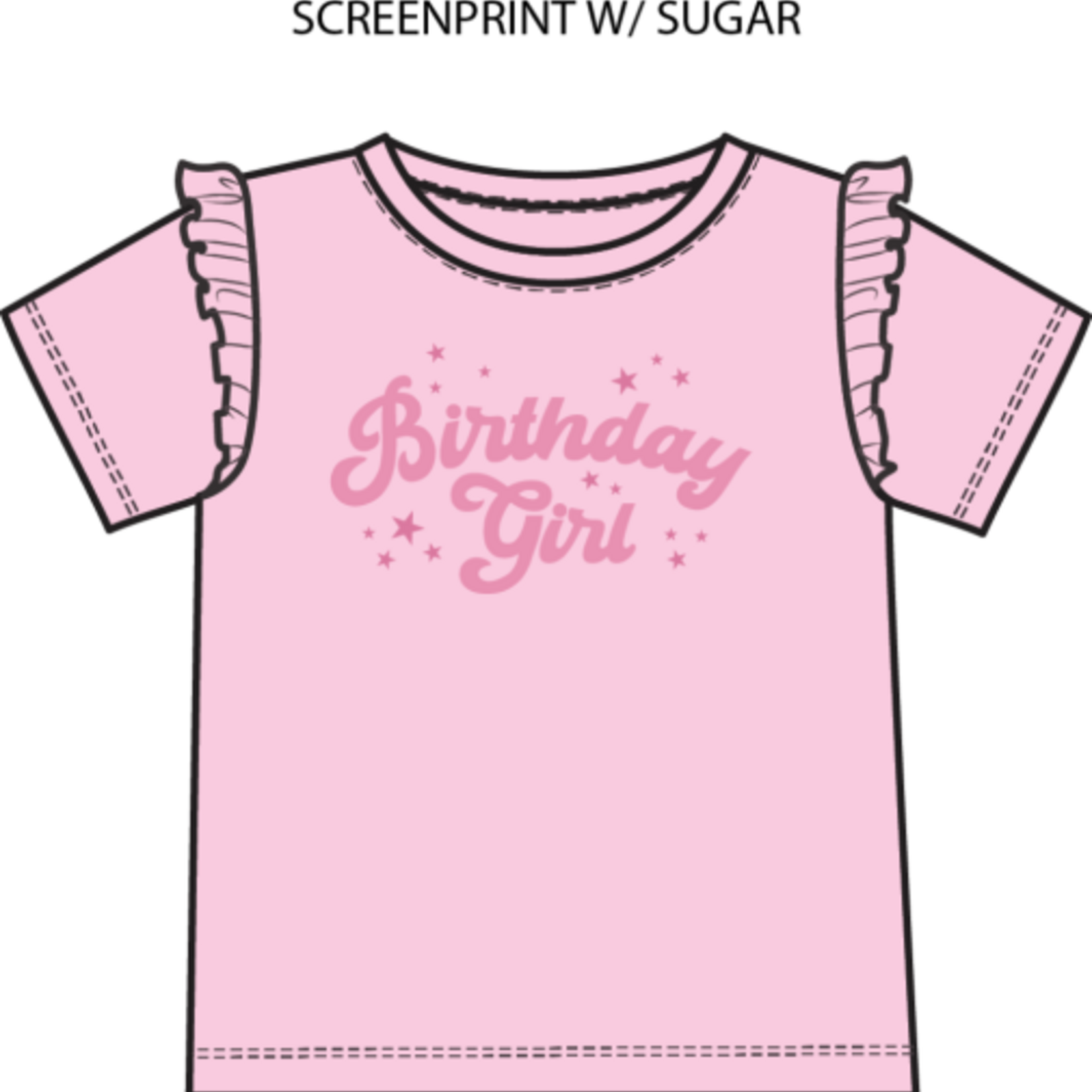 Angel Dear Birthday - Ruffle Tee