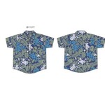 JANIE AND JACK W TR GRN BLU FLRL SS TOP SPRTR