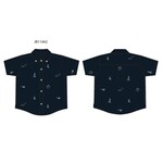 JANIE AND JACK W NVY ANCHOR AOE OXFORD SS SHRT R1A