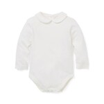 JANIE AND JACK U K WHITE PETER PAN COLLAR LS BS SB2