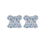 JANIE AND JACK W BLU FLRL RFFL HEM SS TOP SP1