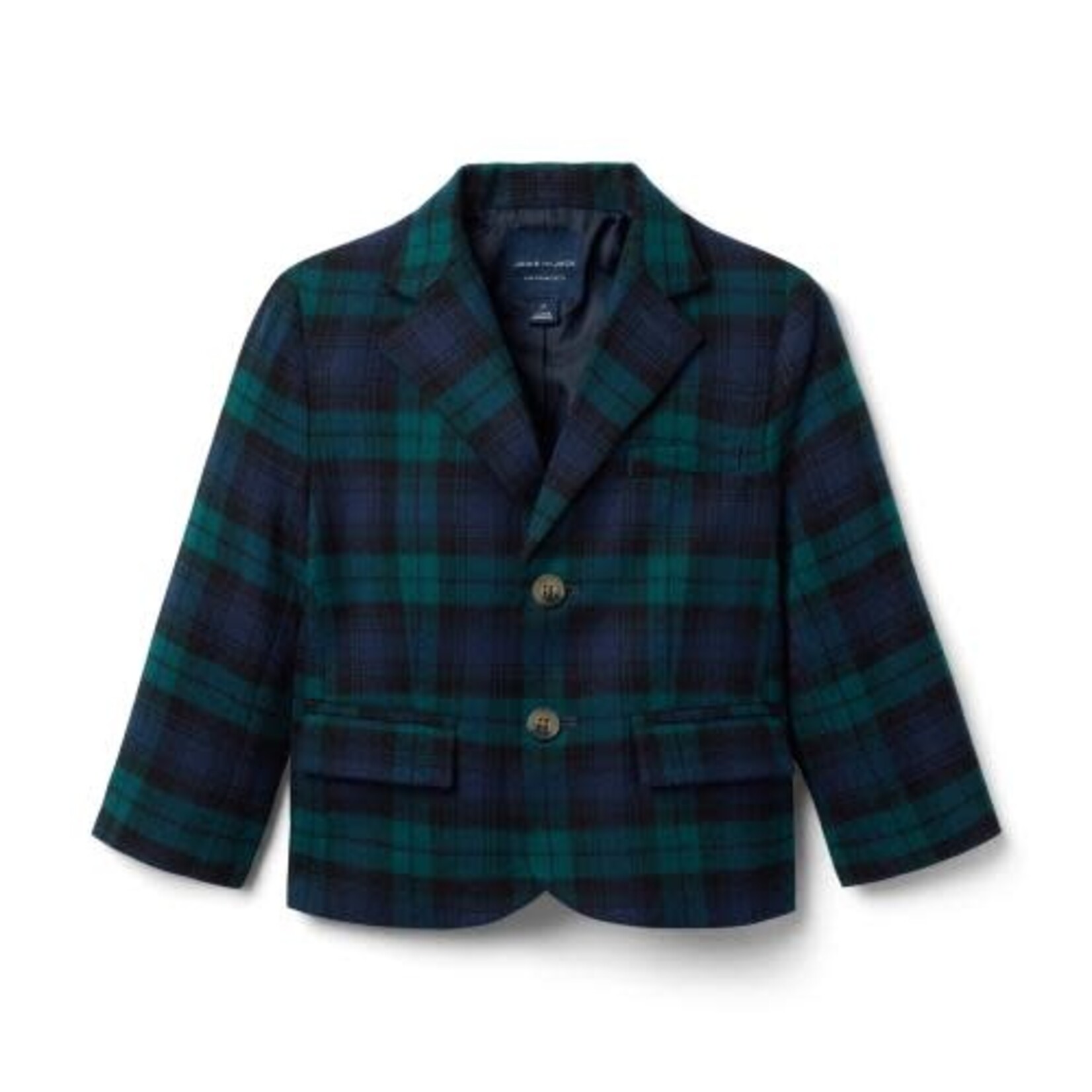 JANIE AND JACK W X GREEN BLACKWATCH BLAZER H1B