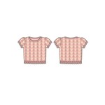 JANIE AND JACK S TR PNK SS CROCHET TOP SPBRK