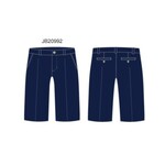JANIE AND JACK W TR NAVY LINEN FF PANT OCC